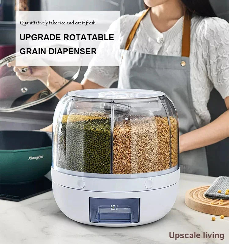 360 Degree Rotating Rice Dispenser