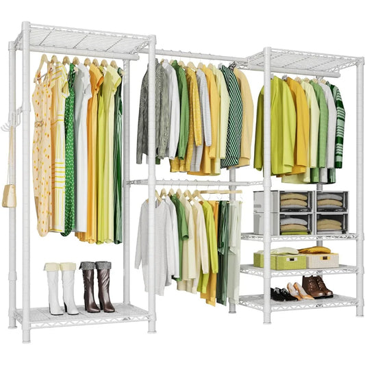 Heavy Duty Clothes Rack, 6 Tiers