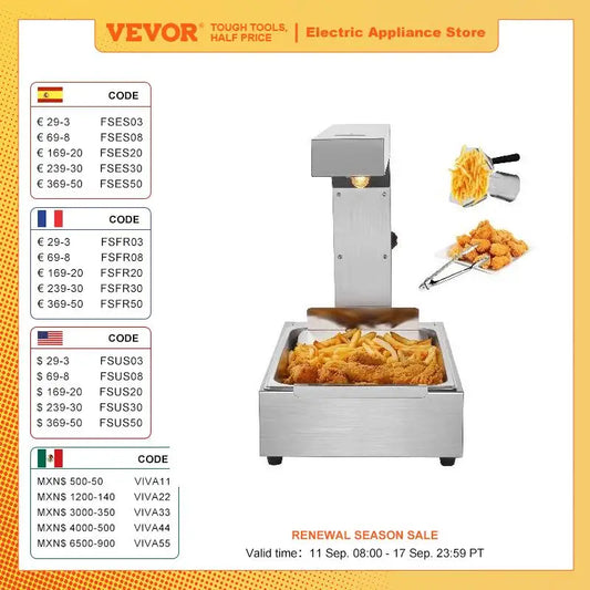 VEVOR French Fry Food Warmer