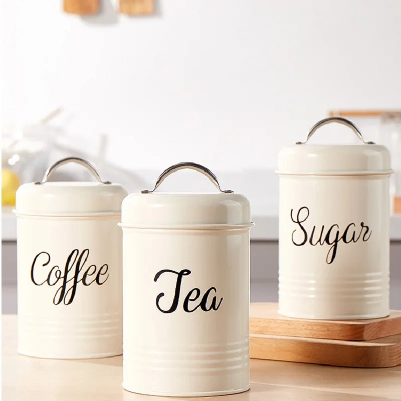 1-3 Pc Tea Coffee Sugar Storage Bottles