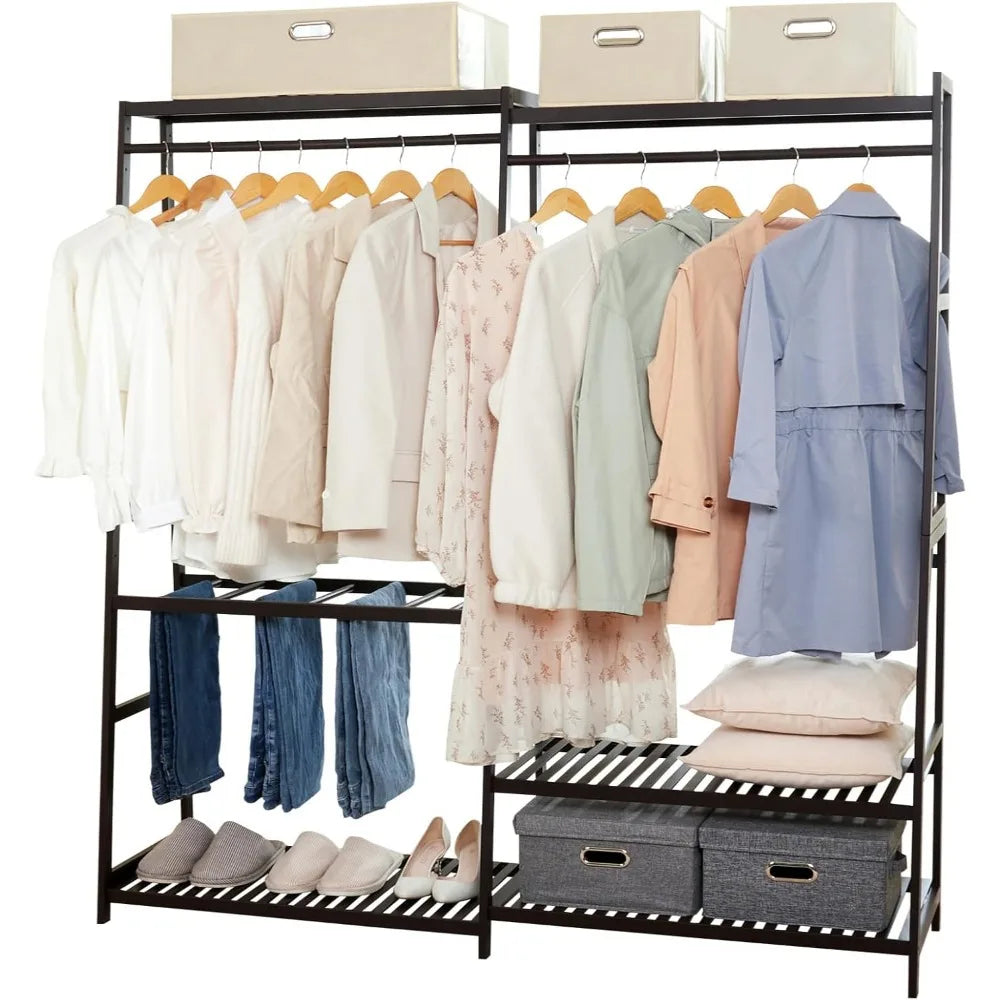 Homde Bamboo Clothes Rack