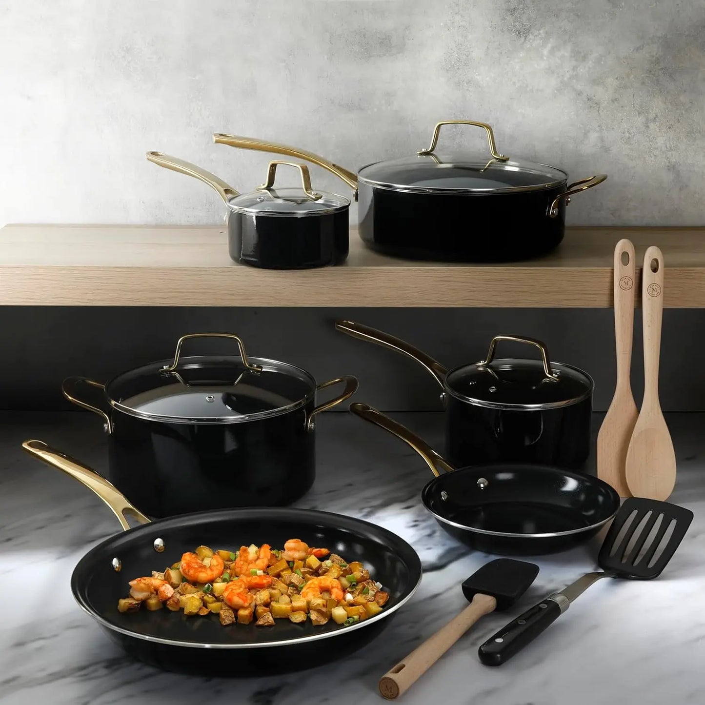 Martha Stewart Lockton 14 Piece Premium  Cookware