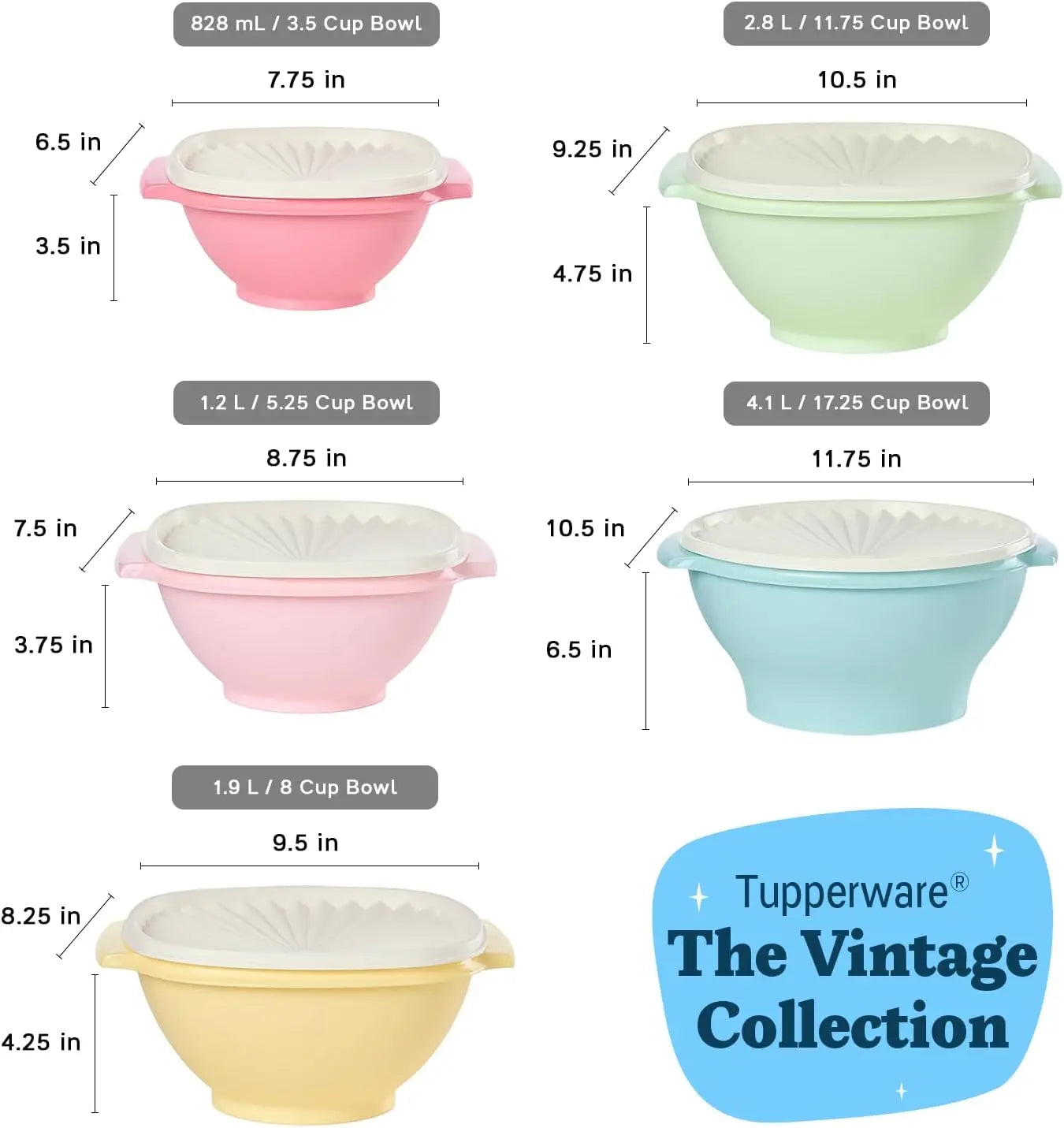 Tupperware Heritage Collection 36 Piece Food Storage