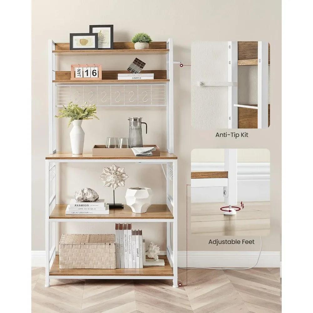 Hooks Kitchen Accessories and Storage Shelf