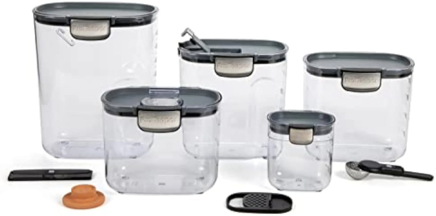 ProKeeper+ 9 Piece Clear Plastic Airtight Food Storage Container