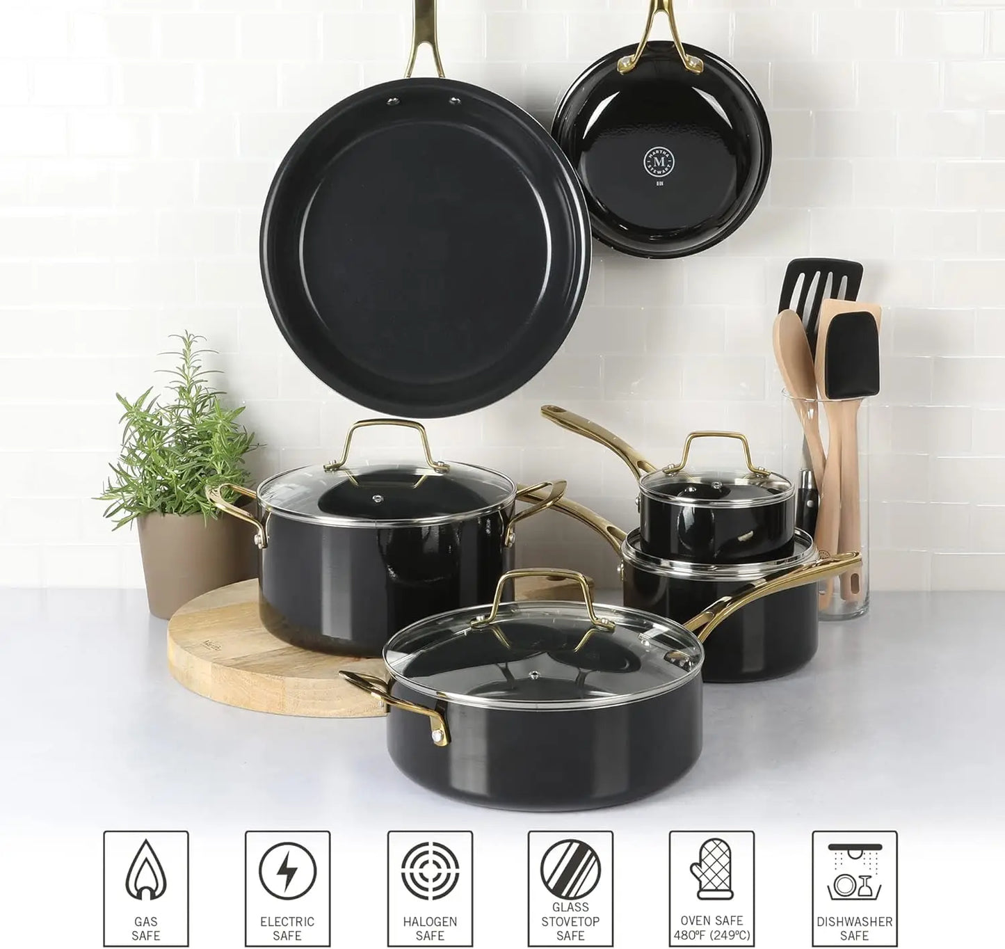 Martha Stewart Lockton 14 Piece Premium  Cookware