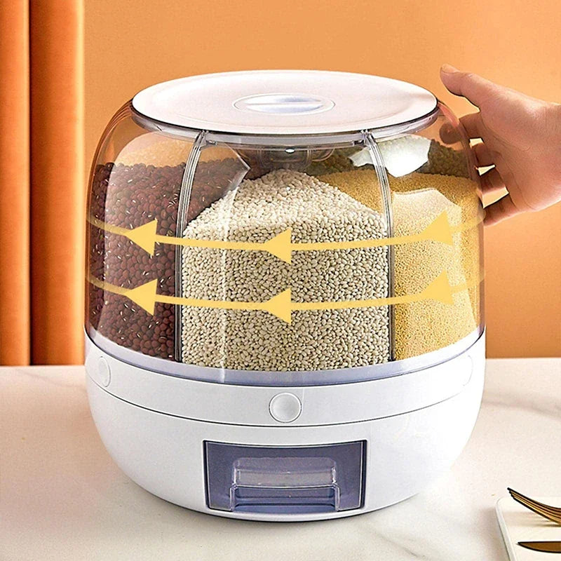 360 Degree Rotating Rice Dispenser