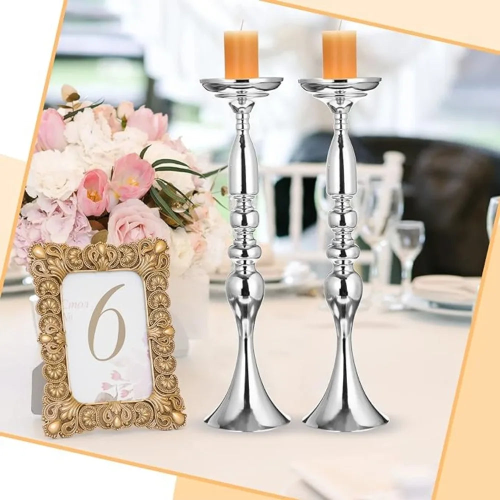 24 Pcs Metal Flower Stand Centerpiece Table Decoration