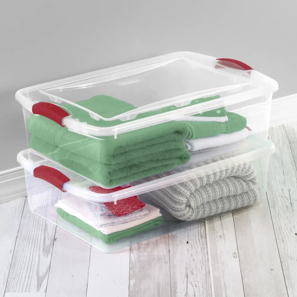 Organizer Latch Box Plastic Organization Storage Containers