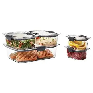 Brilliance 10 Piece Tritan Stain-Proof Food Storage