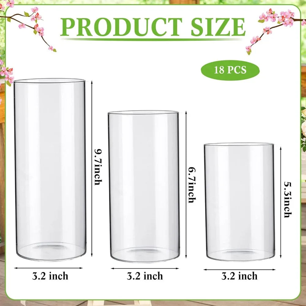 Flower Vase 18 Pieces Luxury Home Decor