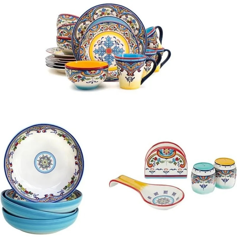 Zanzibar Collection 16 Piece Dinnerware Set