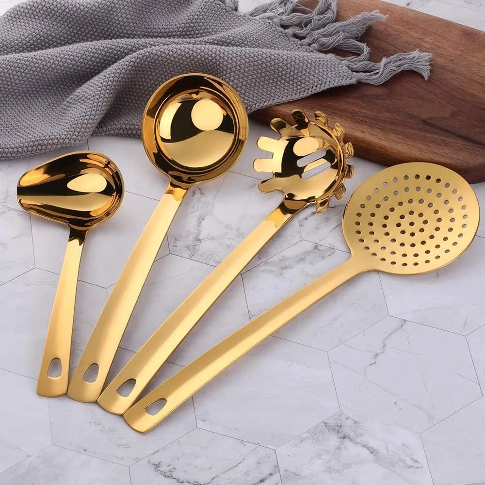 Stainless Steel Kitchen Utensil Set of 8