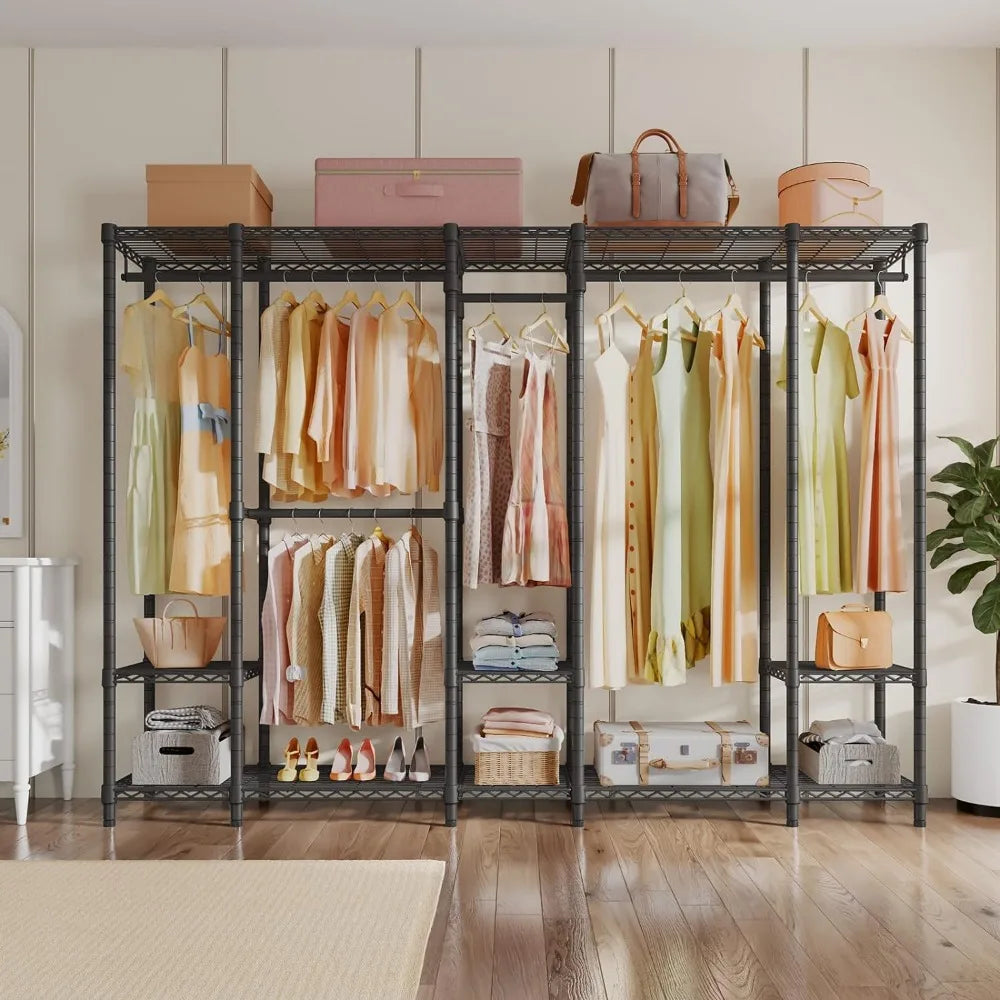 V50i Portable Closet Rack Bedroom Wardrobe