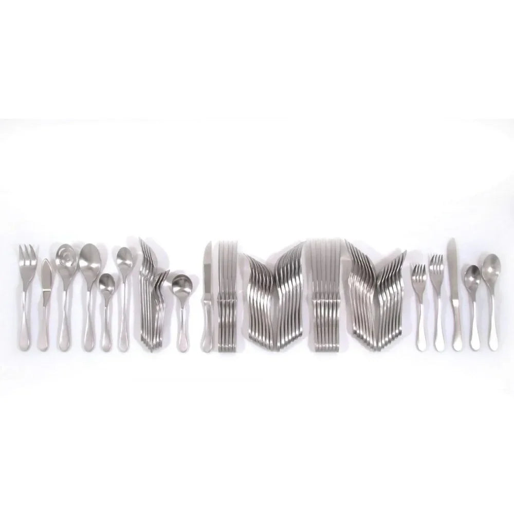 Original Matte Flatware 61 Piece Set Utensils