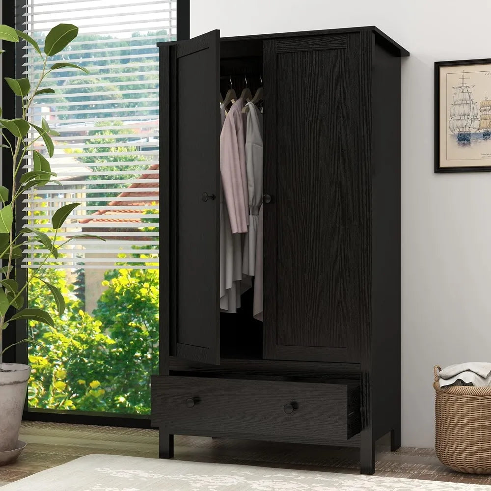 Storage 2 Door Wardrobe Closet Organizer