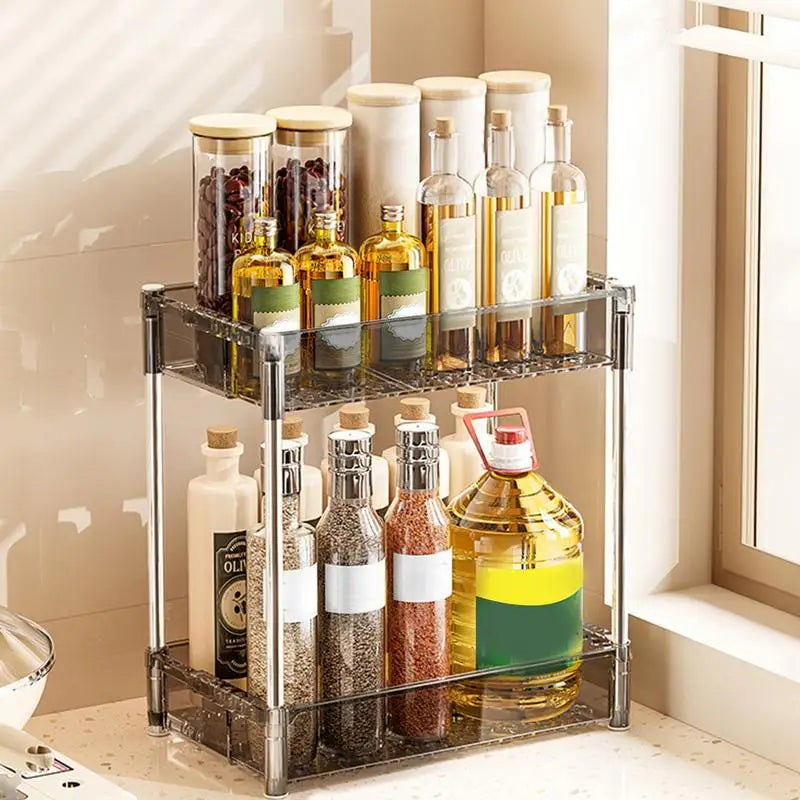 Kitchen Storage Rack Seasoning Organizer Cabinet