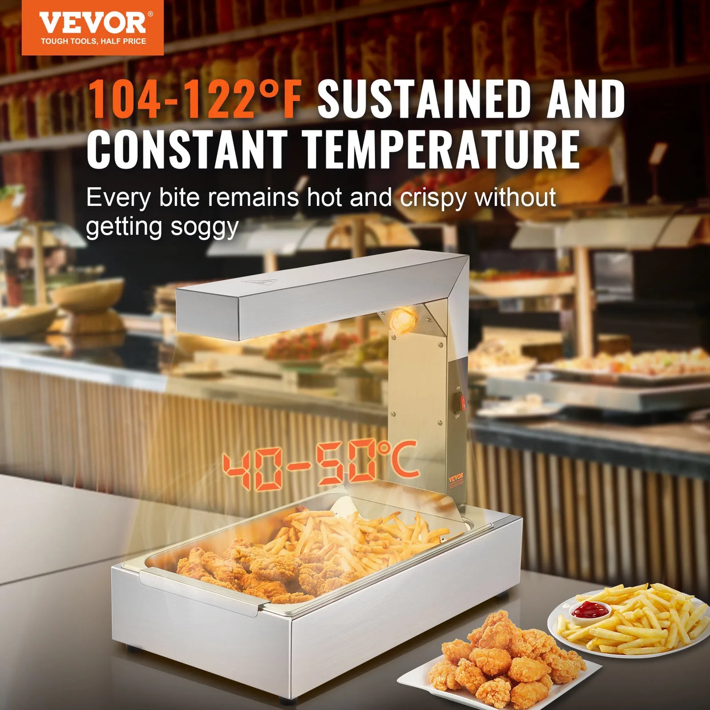 VEVOR French Fry Food Warmer