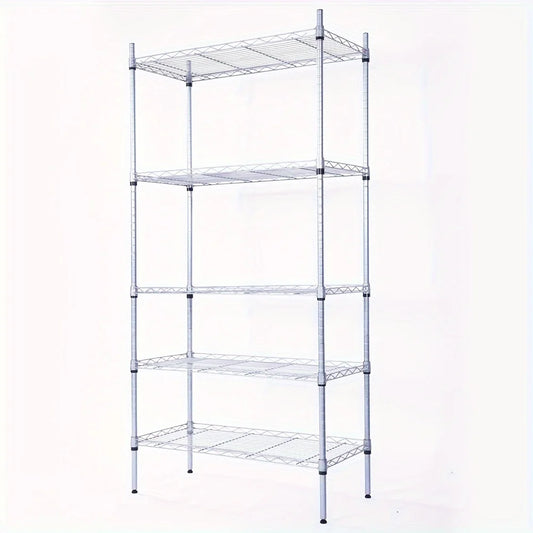 5-Tier Storage Rack - Spacious Storage Capacity