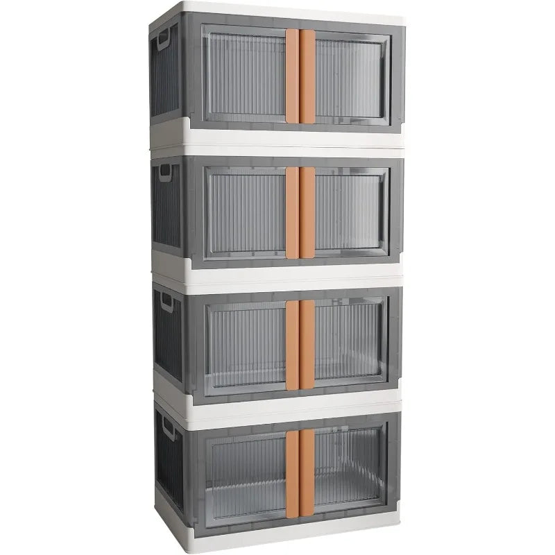 Organizers and Storage - collapsible stackable storage bins