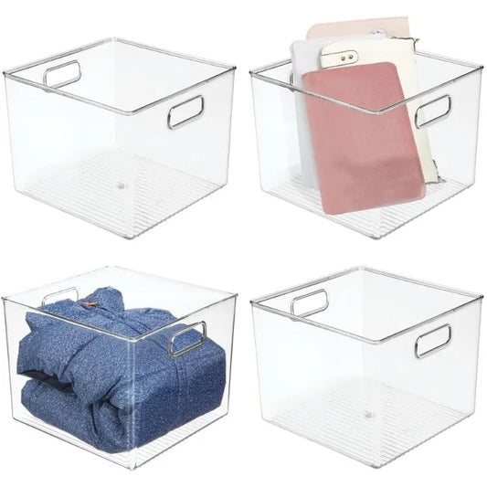 Small Modern Plastic Storage Organizer Bin