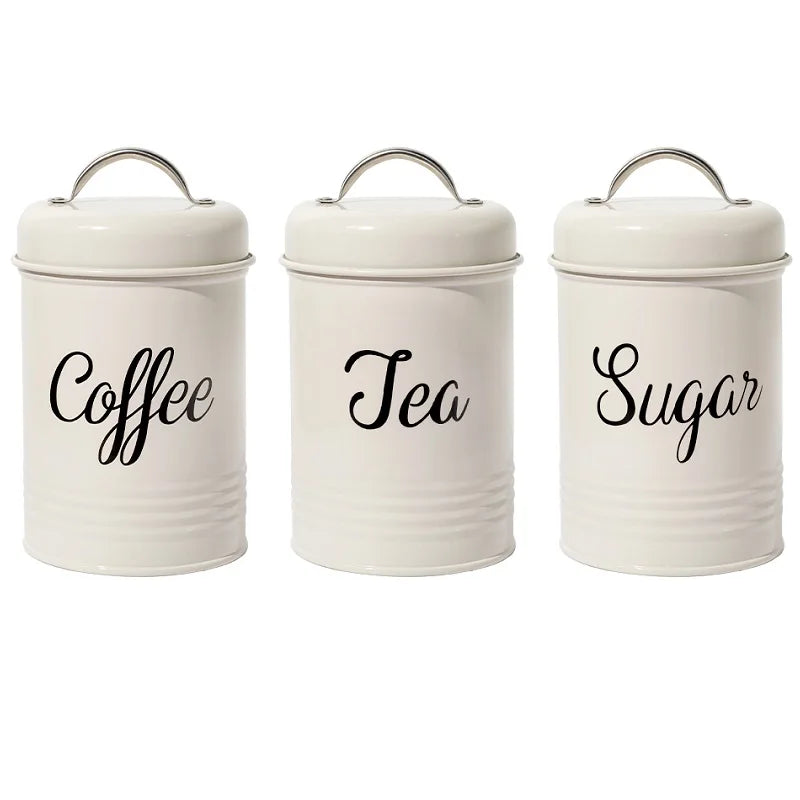 1-3 Pc Tea Coffee Sugar Storage Bottles