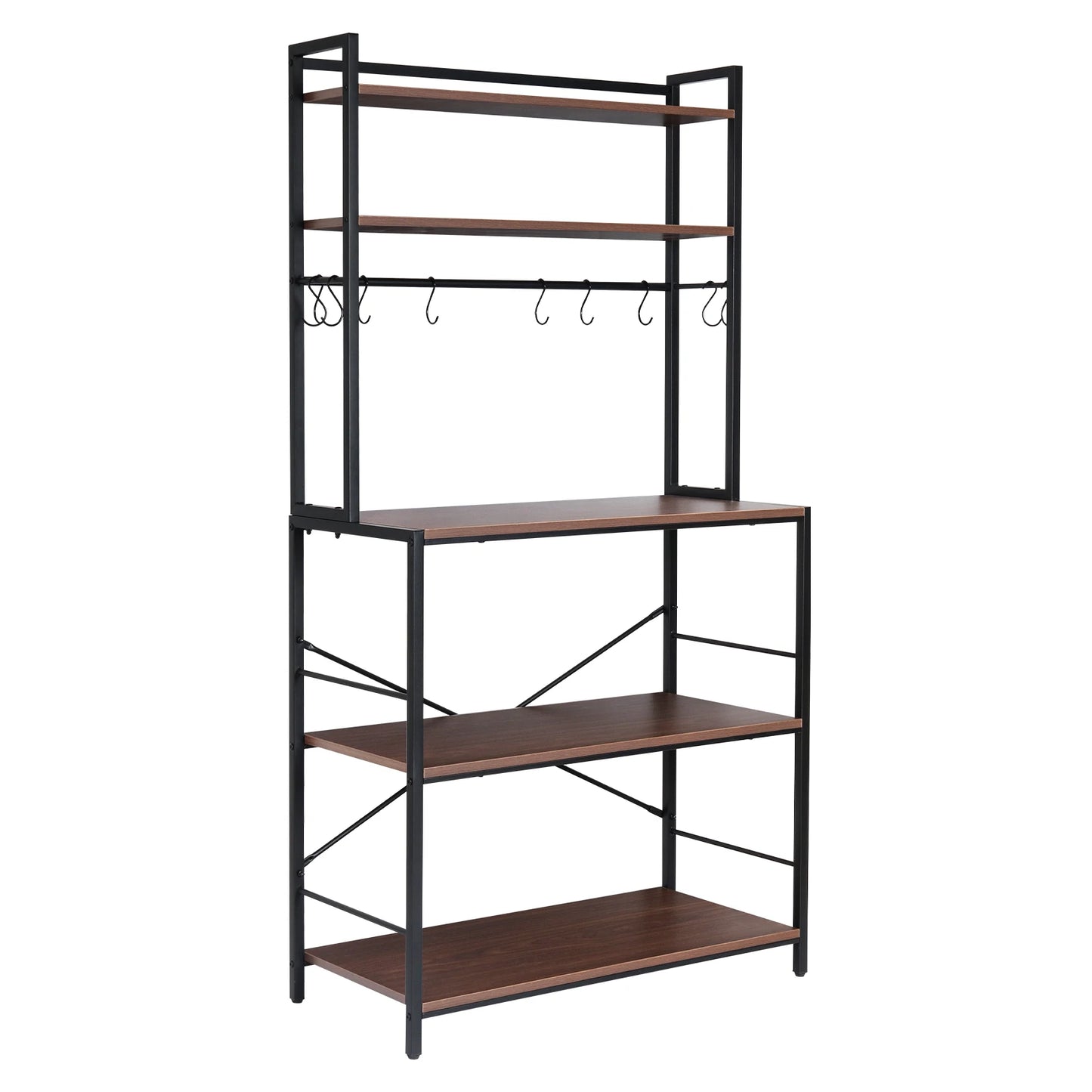 Kitchen Bakers Rack Industrial 5-Tier Workstation Organizer