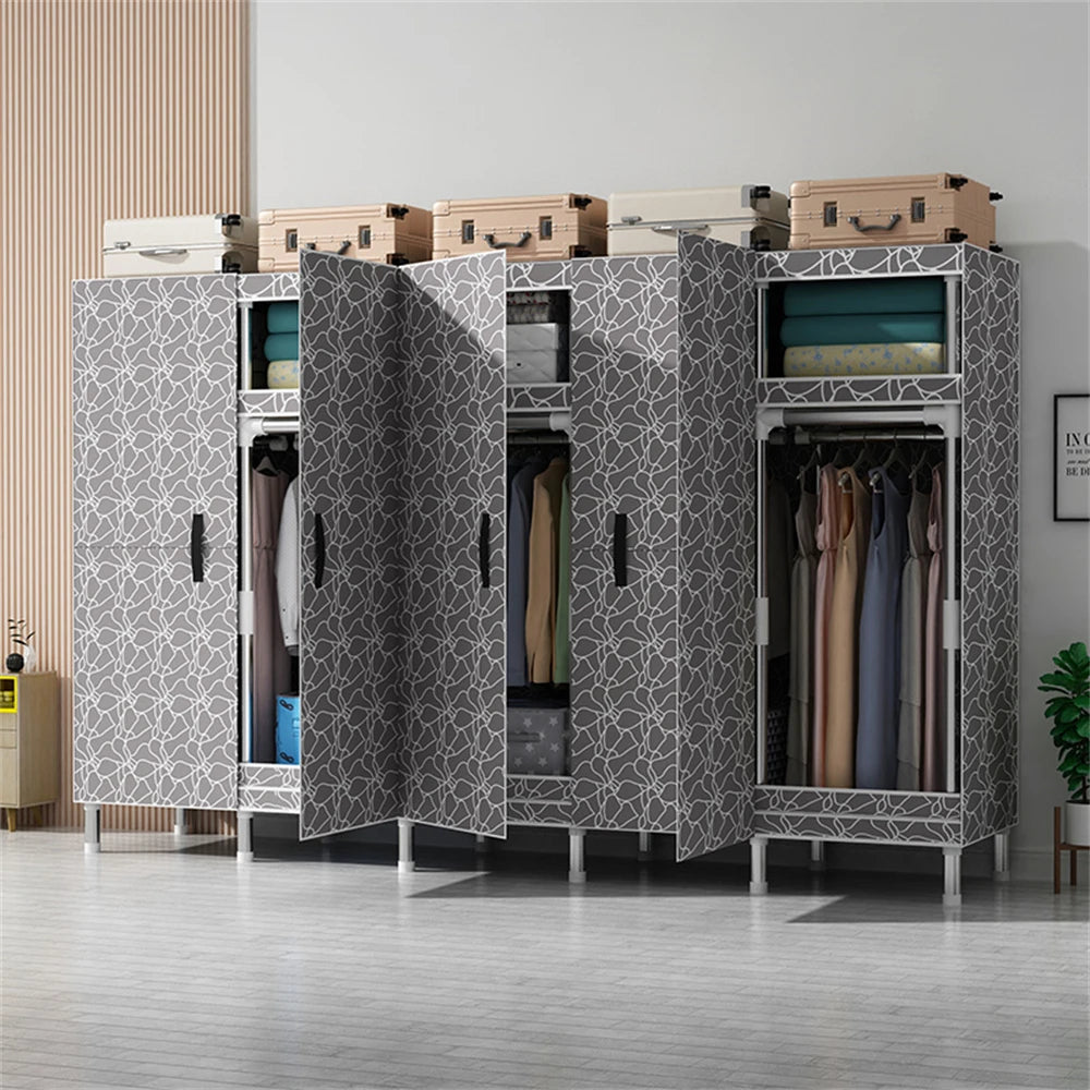 LEEGOHOME Wardrobes Closet Cloth Bedroom Furniture