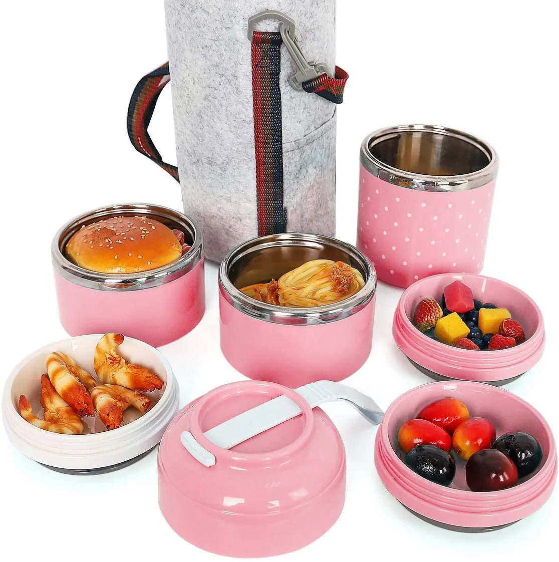 Z40 Portable Thermos Lunch Box Food Container