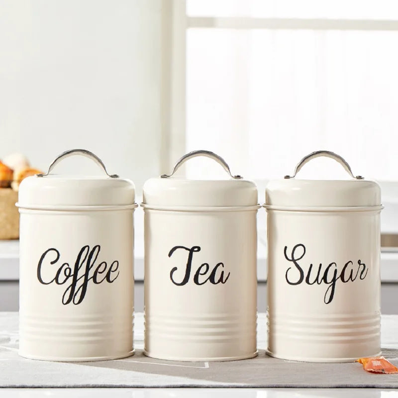 1-3 Pc Tea Coffee Sugar Storage Bottles