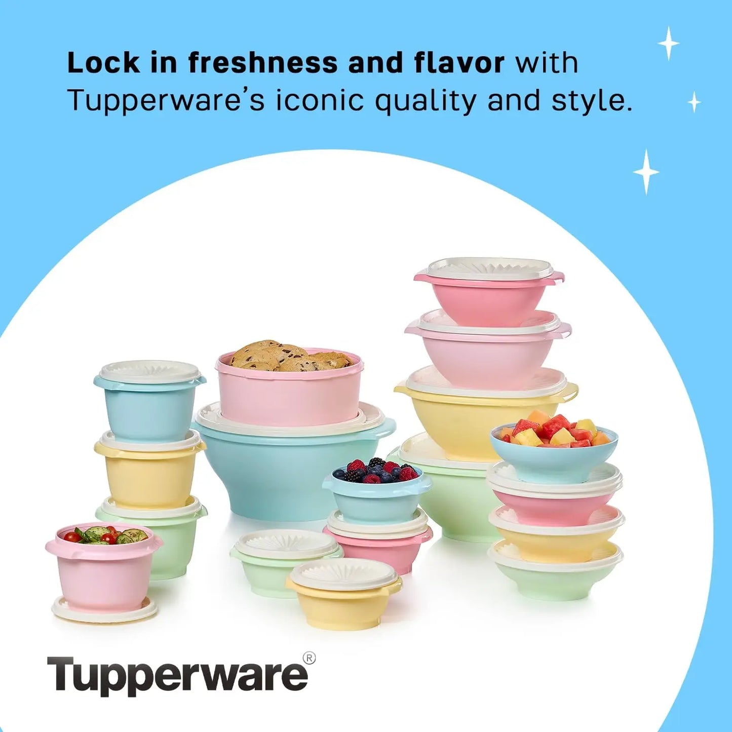 Tupperware Heritage Collection 36 Piece Food Storage