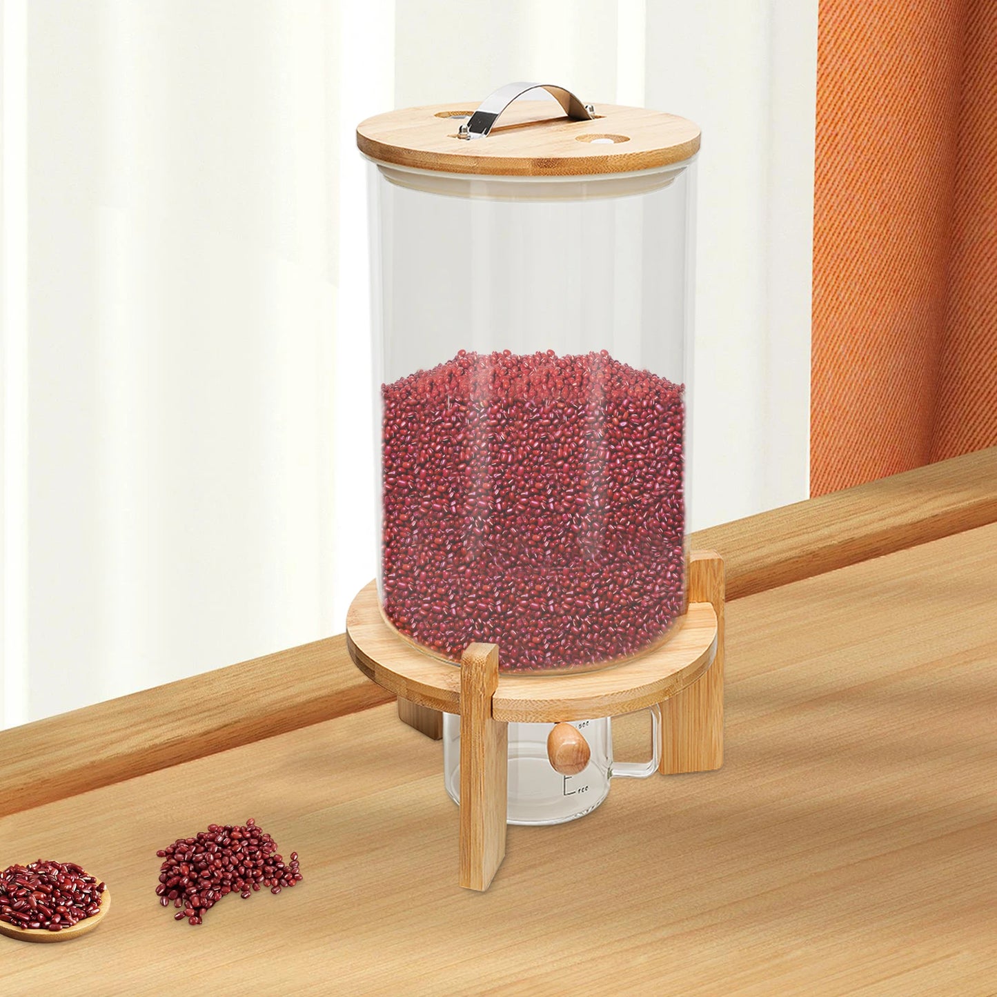 Flour And Cereal Container Rice Dispenser